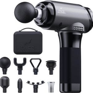 Pace Recovery Massage Gun Elite 1 - Professioneel Massage Gun Met Verstelbare Massagediepte 8mm tot 12mm - Krachtig Massage Apparaat - Percussie- en Vibratie therapie Voor Sneller Spierherstel