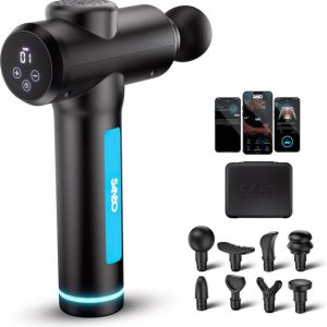 Sanbo Massage Gun - Generatie 4 - Met 8 opzetstukken en 30 Standen - Inclusief koffer - Professioneel - Sport en Relax Massage apparaat - Massage Pistool