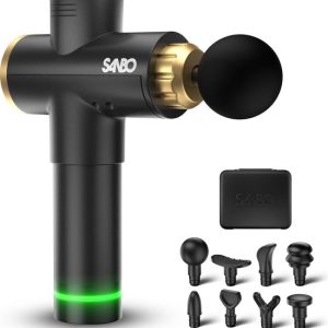 Sanbo Massage Gun Elite - 30 Standen en 8 Opzetstukken - Ontspanning - Massage apparaat - Professioneel - Massage Pistool - Fitness