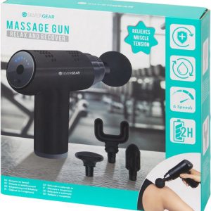 Silvergear - Massage Gun - 6 Standen - 4 Opzetstukken - Spiermassage - Ontspan en herstel