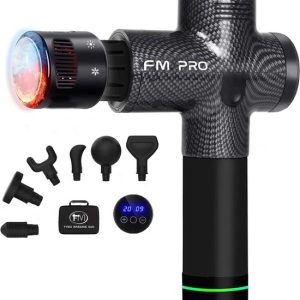 FYSIO MASSAGE GUN PRO - Sport en Relax Massage - Professioneel - Warm & Koud functionaliteit - Inclusief 7 opzetstukken - 30 massagemodus