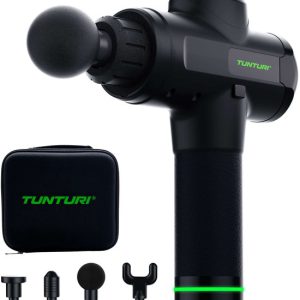 Tunturi MG50 Massage Gun - Incl. Opzetstukken en koffer - Oplaadbaar massage apparaat - Massage pistool - Kleur: zwart