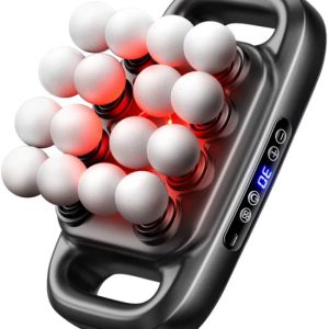 Massage Gun 16 koppig  Infrarood Massageapparaat met 30 Snelheden  Deep Tissue & Sport Massage Pistool  Professioneel Ontspanningsapparaat